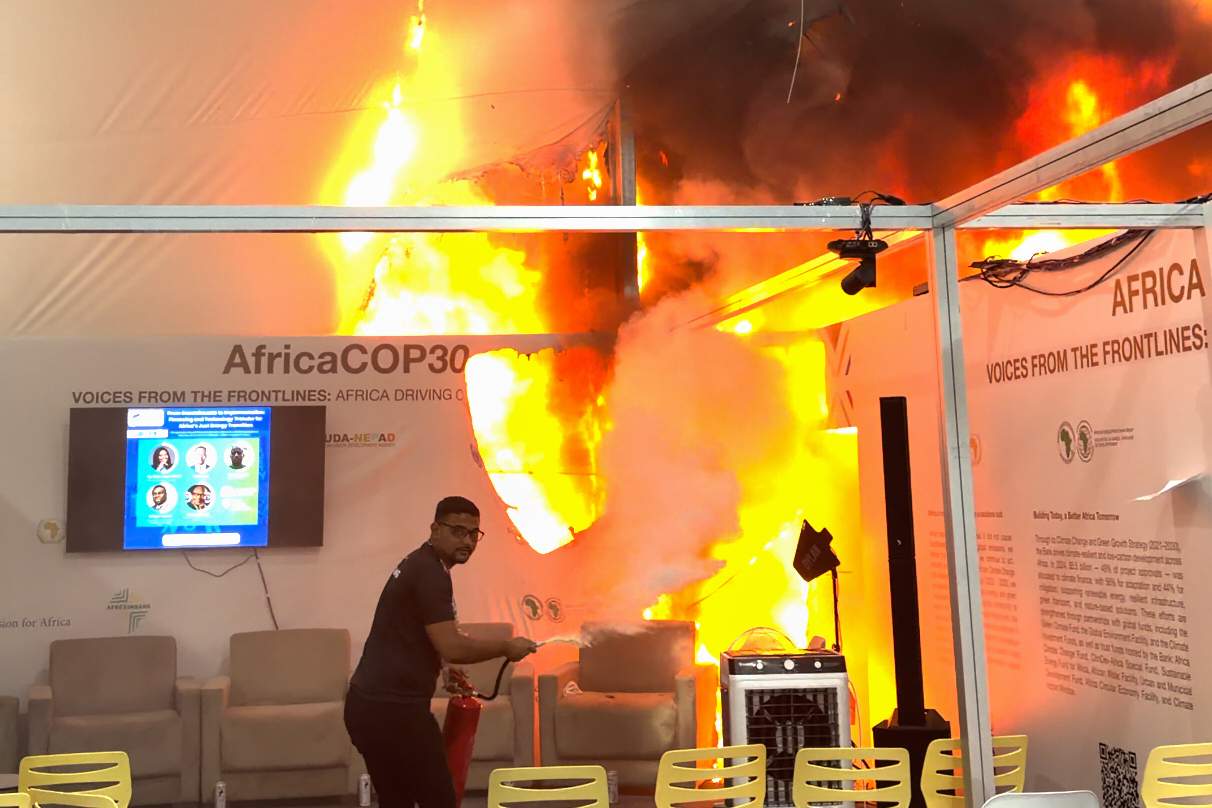 Fire at COP30 summit venue in Brazil injures 21, disrupts key climate talks