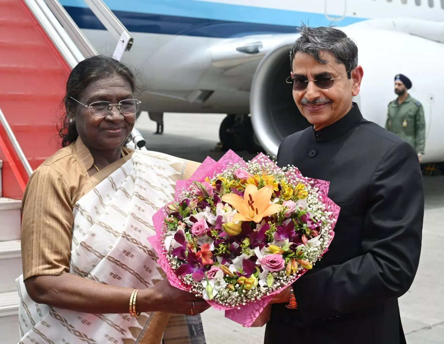 President Droupadi Murmu with Tamil Nadu Governor RN Ravi