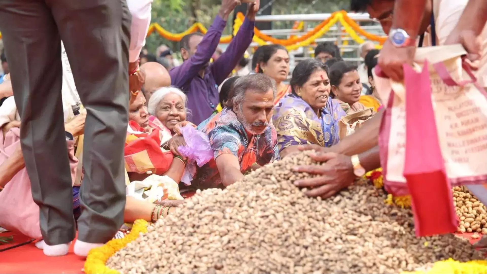 a groundnut festival in Karnataka