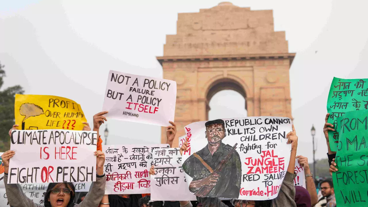 India gate protest
