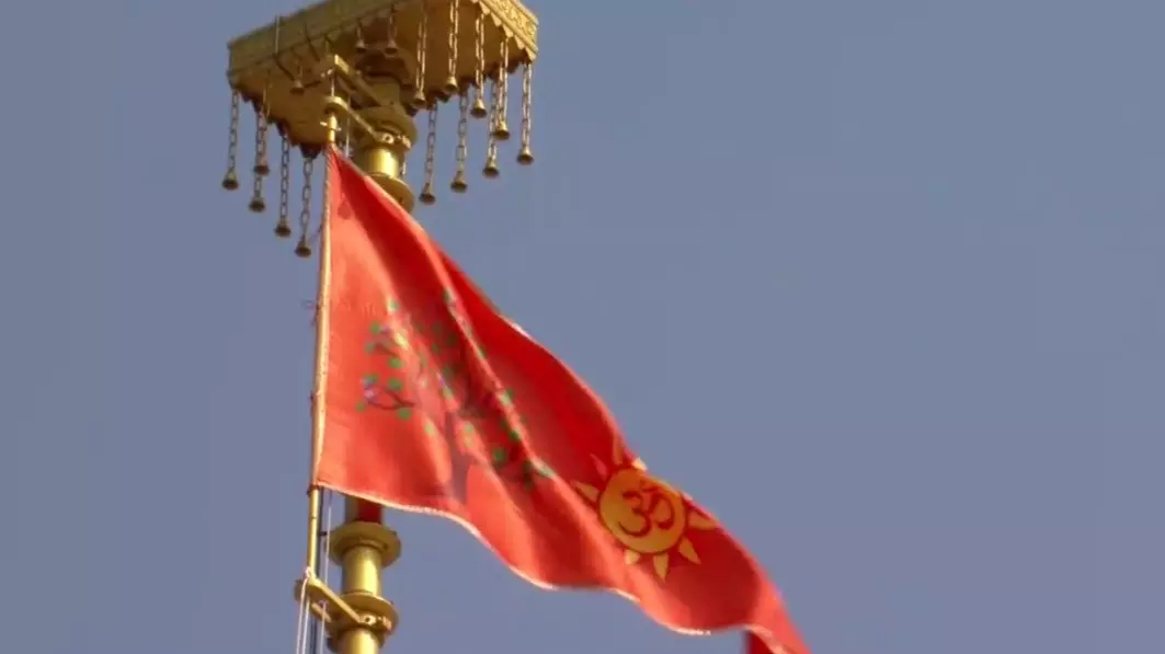 PM Modi hoists saffron flag at Ayodhya Ram temple