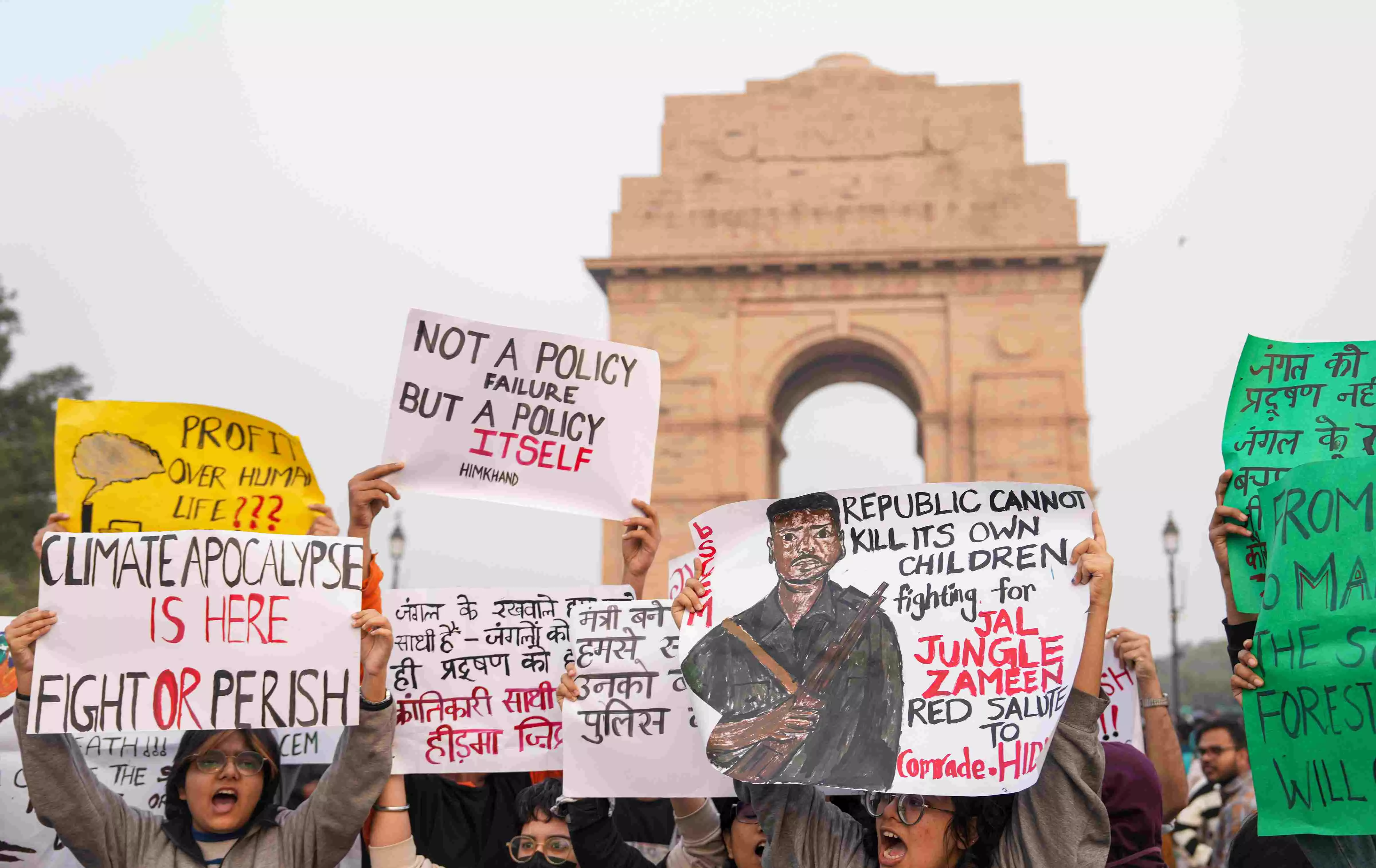 India gate protest