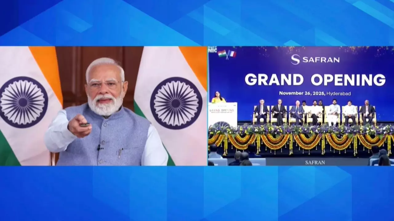 PM Narendra Modi virtually inaugurated French major Safrans facility