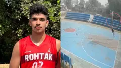 Hardik Rathi, basketball court accident