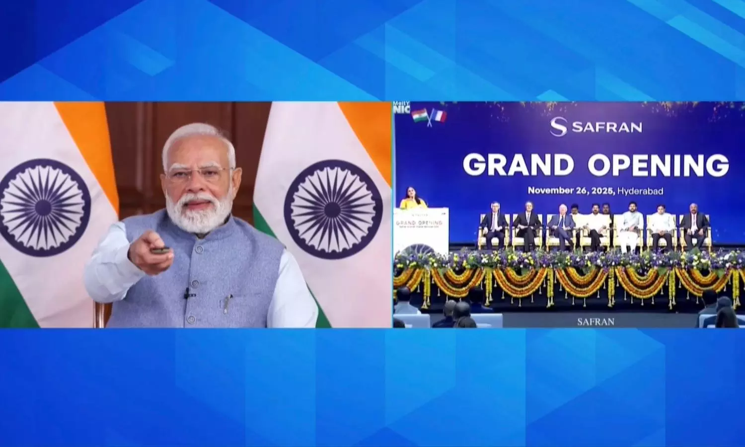 PM Narendra Modi virtually inaugurated French major Safrans facility