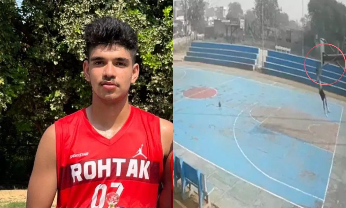 Hardik Rathi, basketball court accident