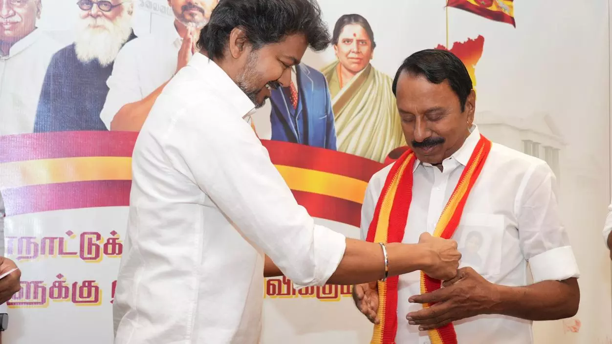 Expelled AIADMK leader Sengottaiyan, MGR loyalist, joins actor Vijay’s TVK