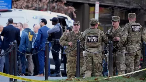 US National Guard soldiers