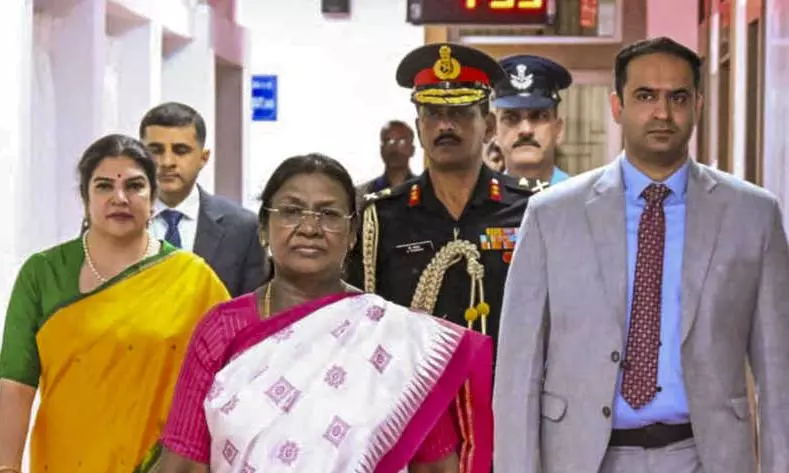 President Droupadi Murmu in Odisha Assembly President Droupadi Murmu in Odisha Assembly