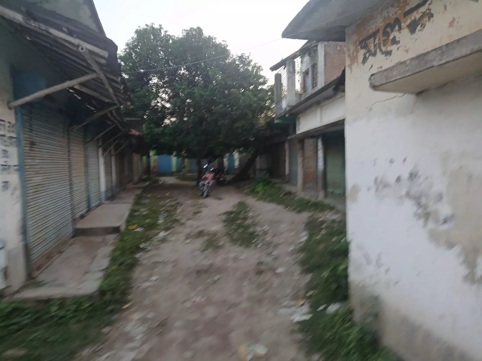 A row of shuttered shops. Photo: The Federal