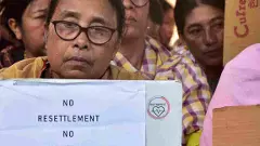 IDPs protest near Raj Bhavan Imphal, seek to return home