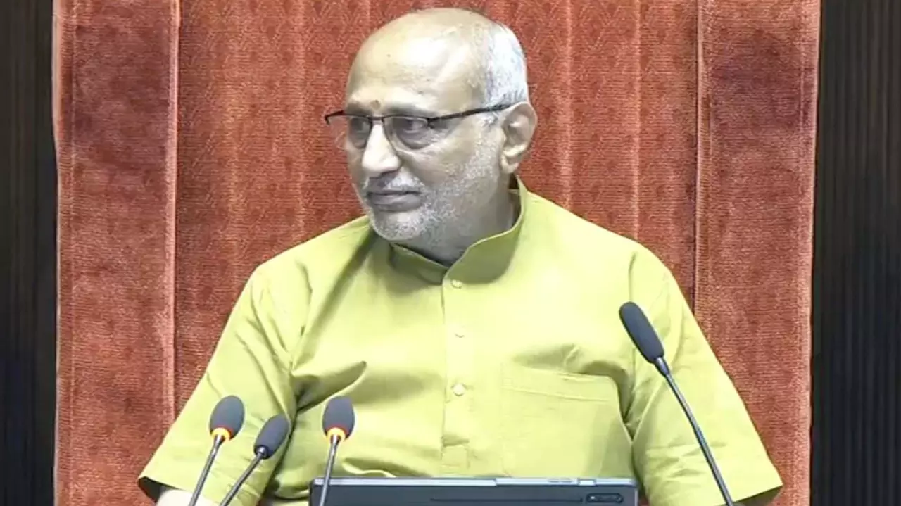 Vice President CP Radhakrishnan is presiding as Chairman of the Upper House