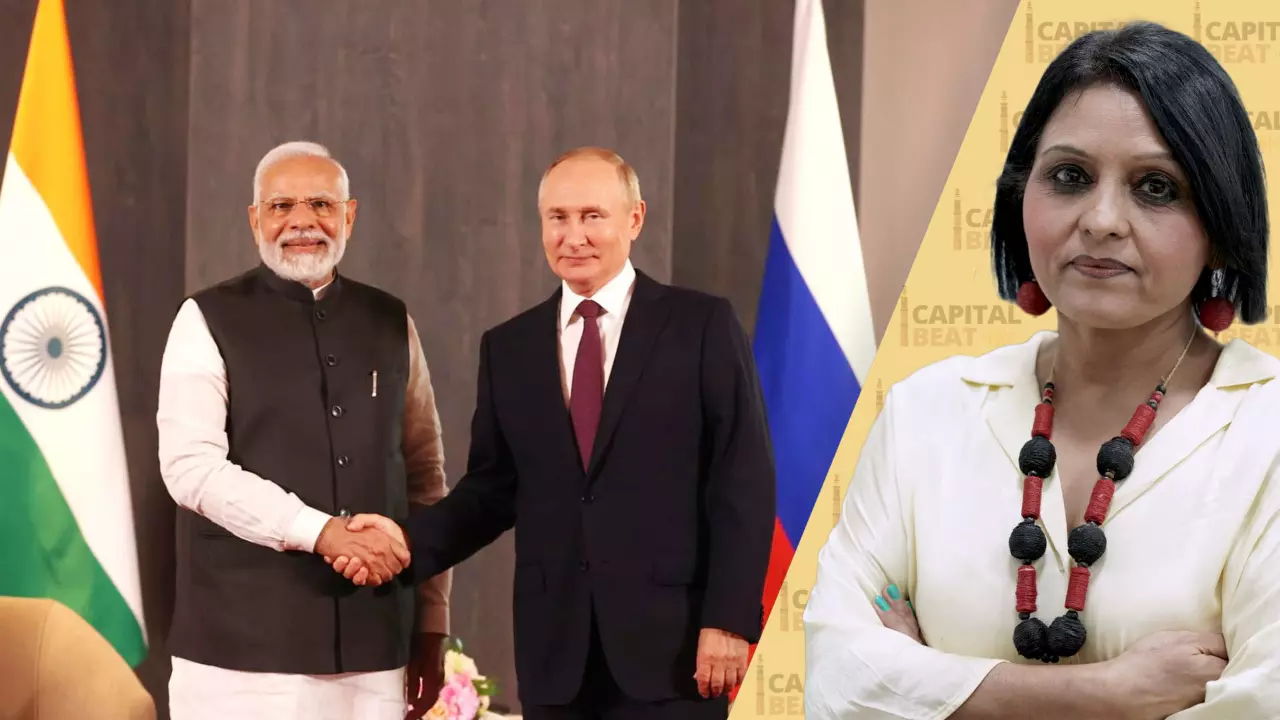 Russian President Vladimir Putin arrives in Delhi for the 23rd India–Russia Summit Russian President Vladimir Putin arrives in Delhi for the 23rd India–Russia Summit