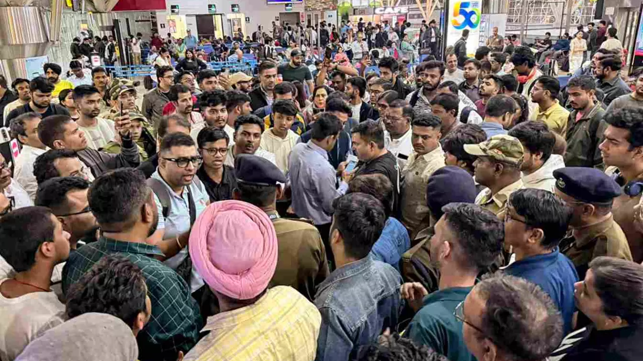 IndiGo crisis escalates with suspension of all departing Delhi flights till midnight