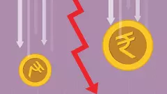 The rupees continuous fall vis-a-vis major world currencies is a major concern for the Indian economy.