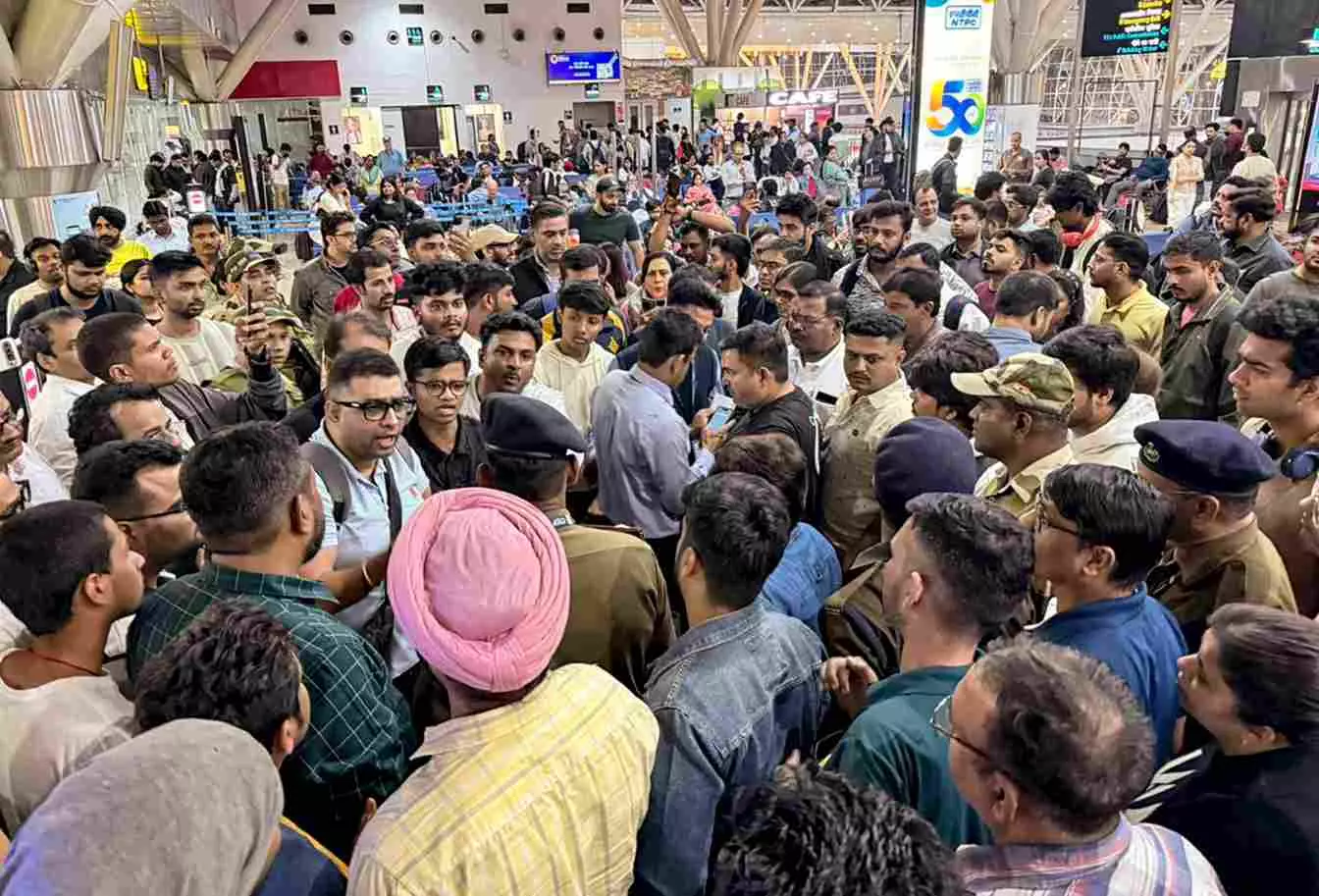 IndiGo turmoil hits airports as flight cancellations leave passengers stranded