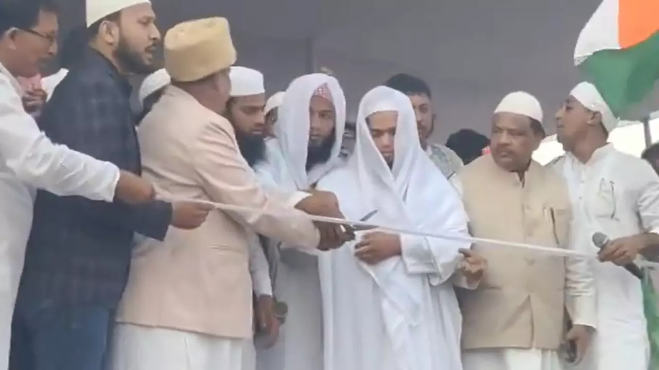 Humayun Kabir lays foundation of Babri Masjid replica in Murshidabad
