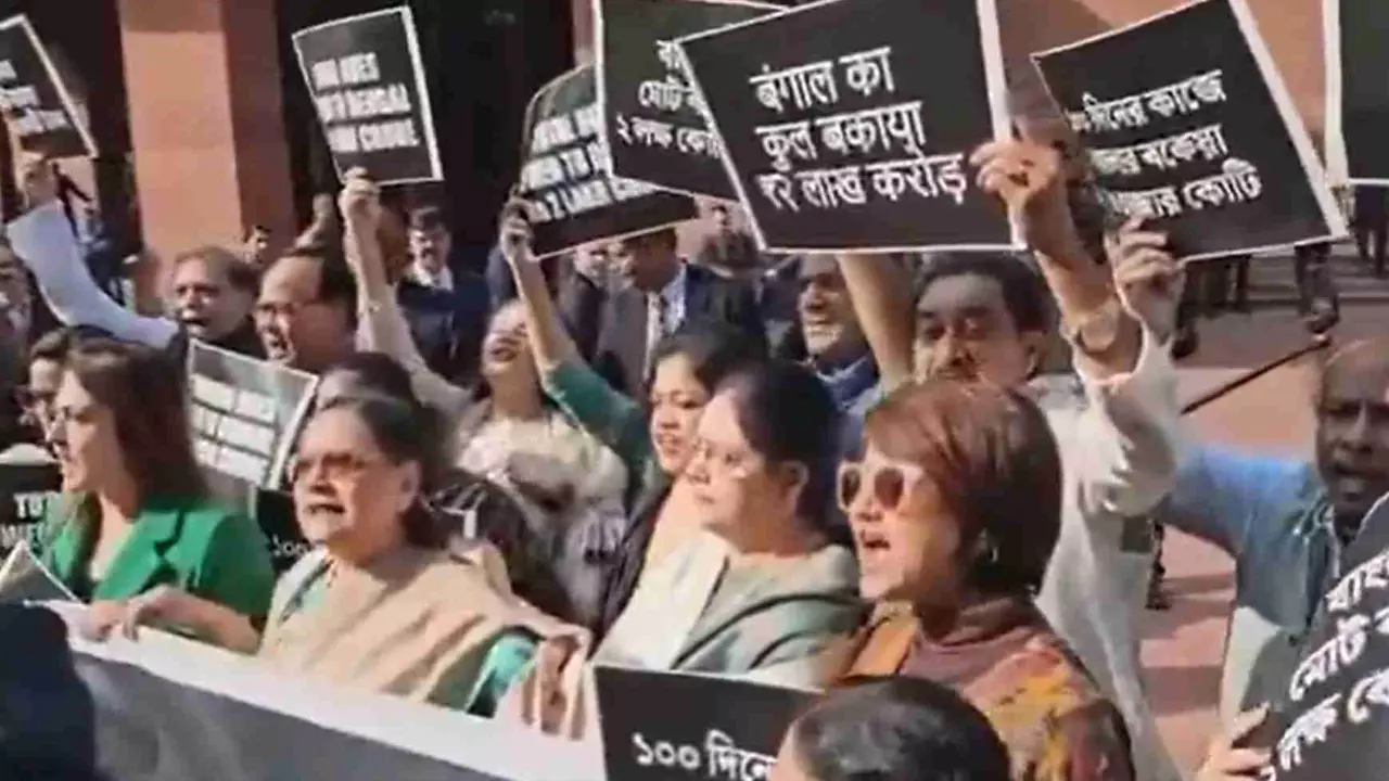 TMC claims Centre owes Bengal Rs 52,000 crore under MGNREGA