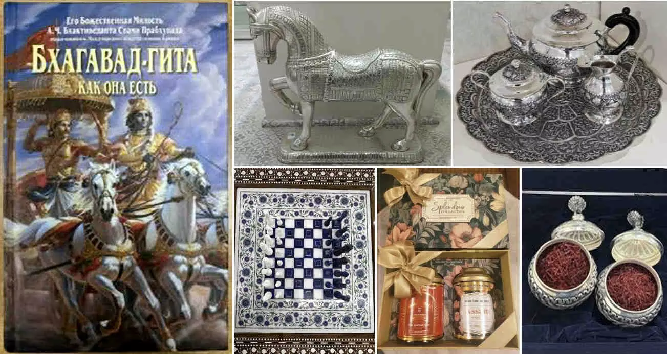 gifts by PM Modi to President Putin