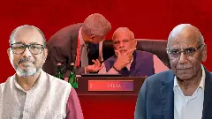 Nilanjan Mukhopadhyay, Shyam Saran, former Foreign Secretary Nilanjan Mukhopadhyay, Shyam Saran, former Foreign Secretary