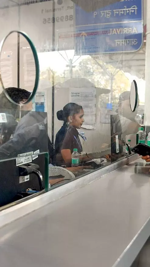 IndiGo airlines counter IndiGo airlines counter