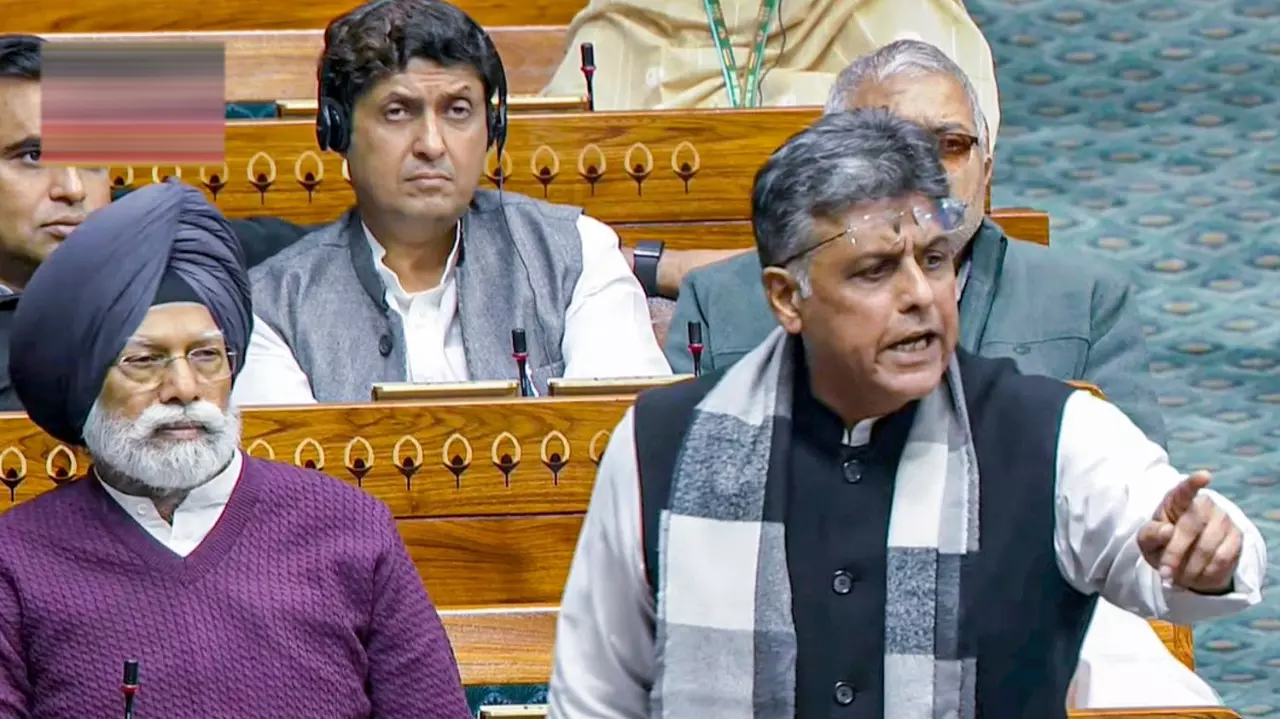 Manish Tewari of Congress speaks in Lok Sabha on electoral reforms and SIR