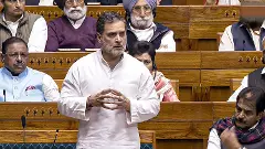 Rahul gandhi in Lok Sabha speaks on electoral reforms