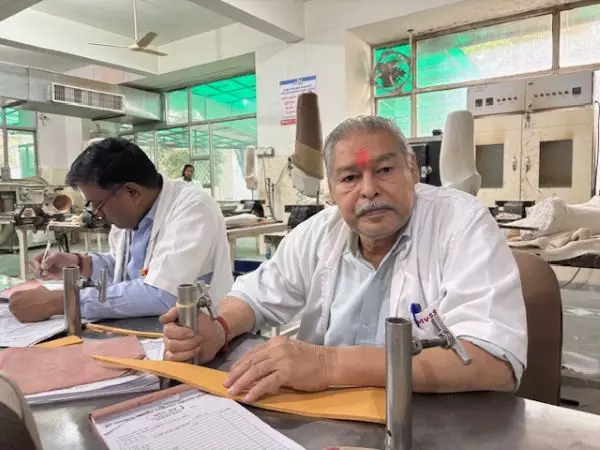 Girma Prasad, another staff member who was a former patient. Photo: Rakhee Roytalukdar Girma Prasad, another staff member who was a former patient. Photo: Rakhee Roytalukdar
