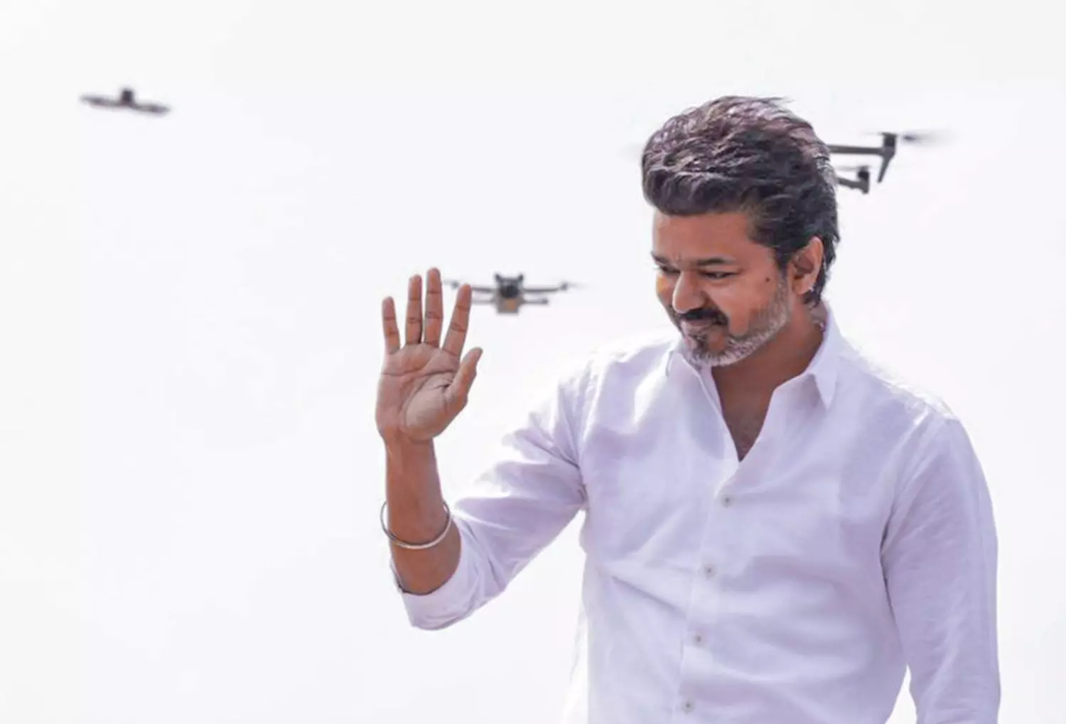 Tamilaga Vettri Kazhagam (TVK) chief Vijay Tamilaga Vettri Kazhagam (TVK) chief Vijay