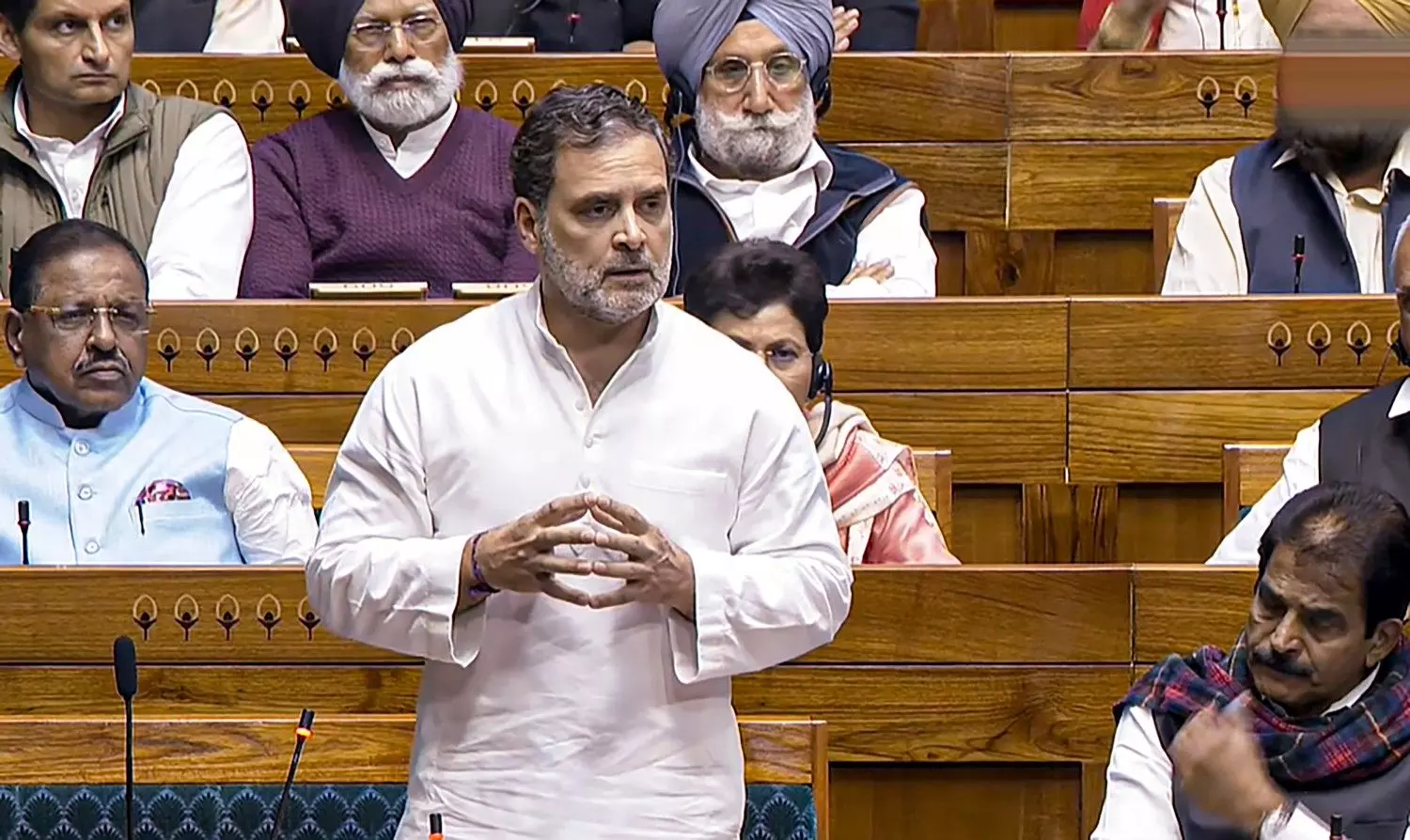 Rahul gandhi in Lok Sabha speaks on electoral reforms Rahul gandhi in Lok Sabha speaks on electoral reforms