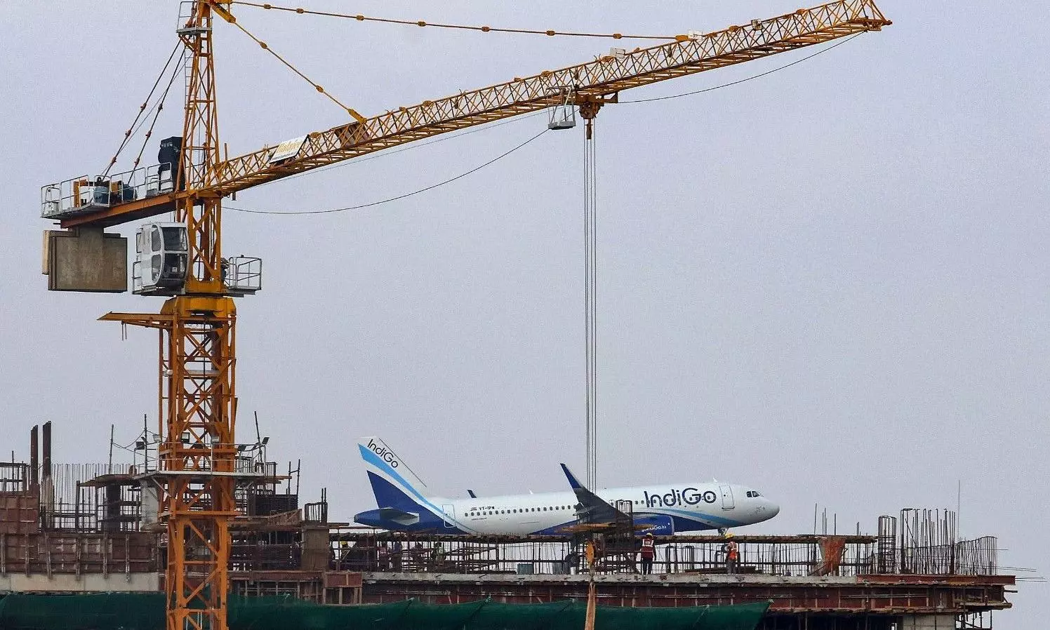 Indigo landing - airline has almost no competitors Indigo landing - airline has almost no competitors