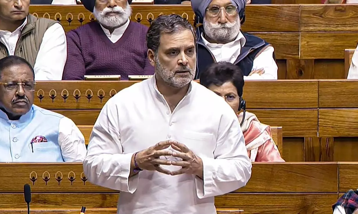 Rahul gandhi in Lok Sabha speaks on electoral reforms Rahul gandhi in Lok Sabha speaks on electoral reforms