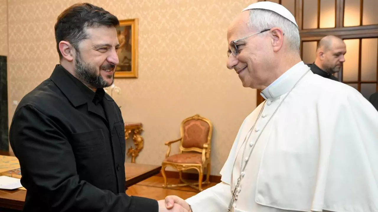 Zelenskyy meets Pope Leo