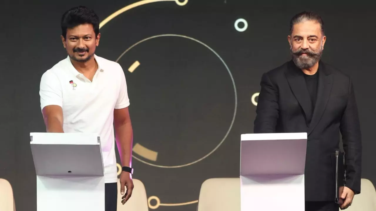 Udhayanidhi Stalin, Kamal Haasan