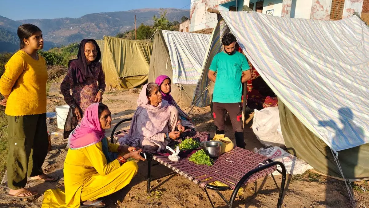 How residents of Udhampur’s Tirshi village have lived since losing homes in September landslide