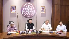 Goa CM Pramod Sawant in an official meeting