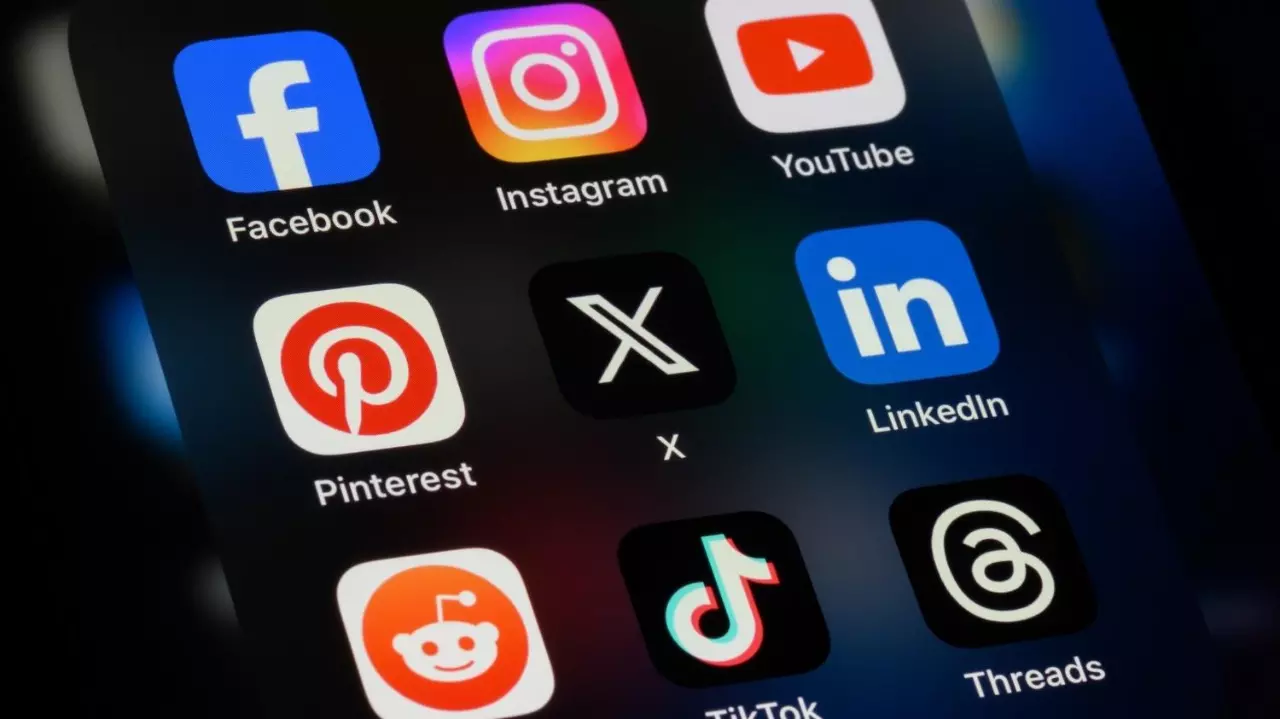 Social Media Platforms stock photo