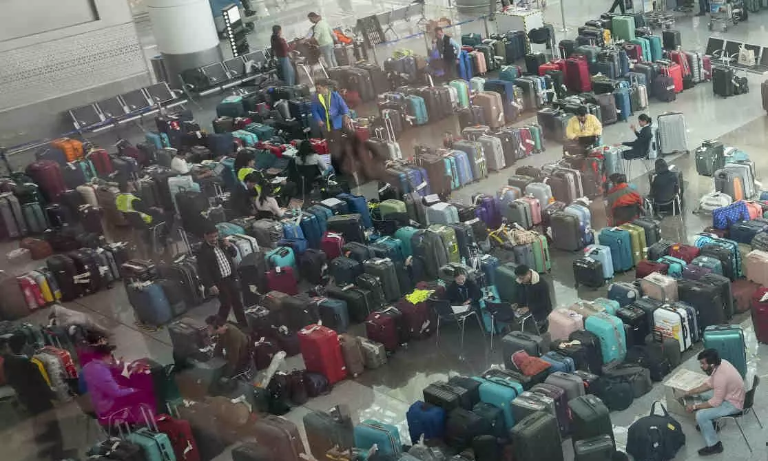scene at Delhi airport scene at Delhi airport