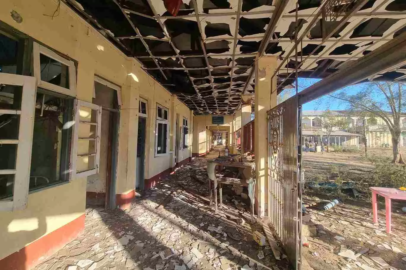 Airstrike on hospital in rebel-controlled area of Myanmar kills 34, injures 80 Airstrike on hospital in rebel-controlled area of Myanmar kills 34, injures 80