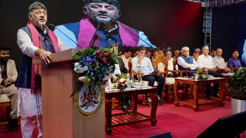 Karnataka Deputy Chief Minister DK Shivakumar Karnataka Deputy Chief Minister DK Shivakumar