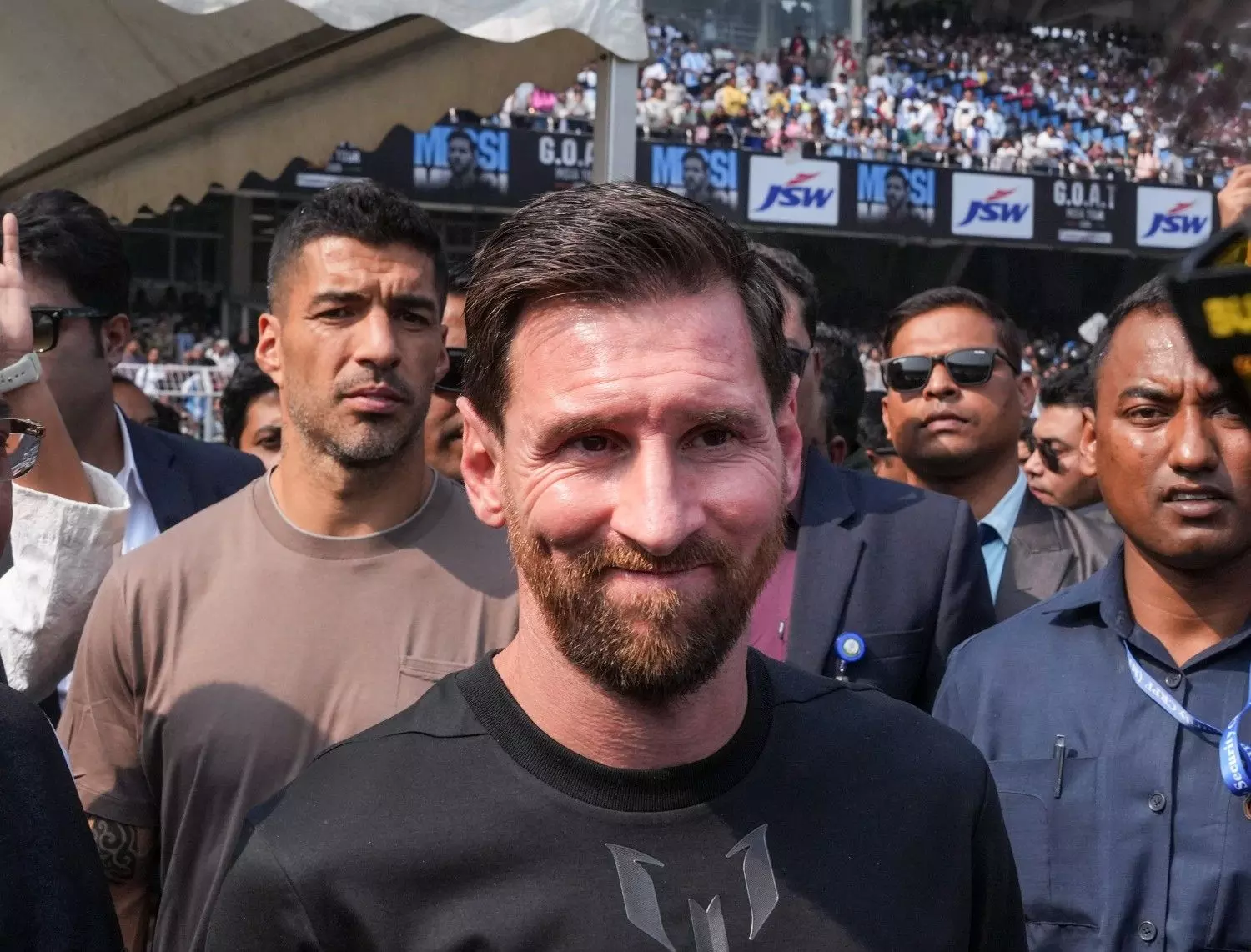 Argentina’s World Cup-winning footballer Lionel Messi Argentina’s World Cup-winning footballer Lionel Messi