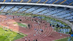 A view of Kolkatas Vivekananda Yuva Bharati Krirangan stadium after a commotion over an event involving Lionel Messi. A view of Kolkatas Vivekananda Yuva Bharati Krirangan stadium after a commotion over an event involving Lionel Messi.