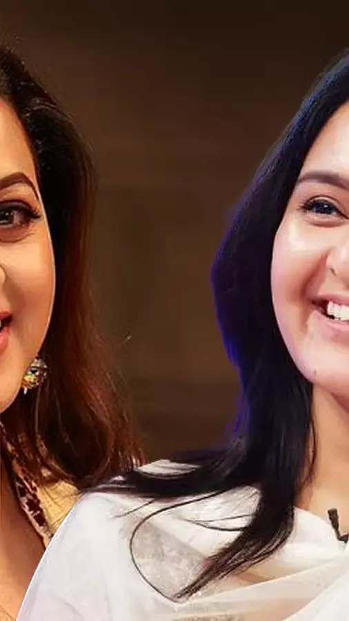 Actor Bhavana Menon (left) and Manju Warrier Actor Bhavana Menon (left) and Manju Warrier