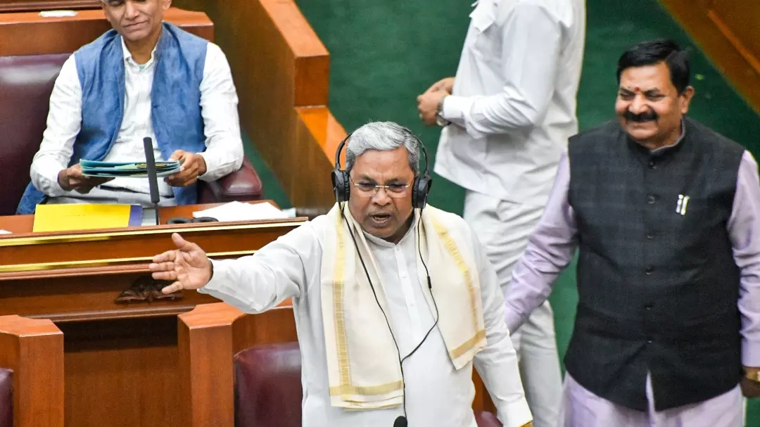 CM Siddaramaiah at Karnataka assembly