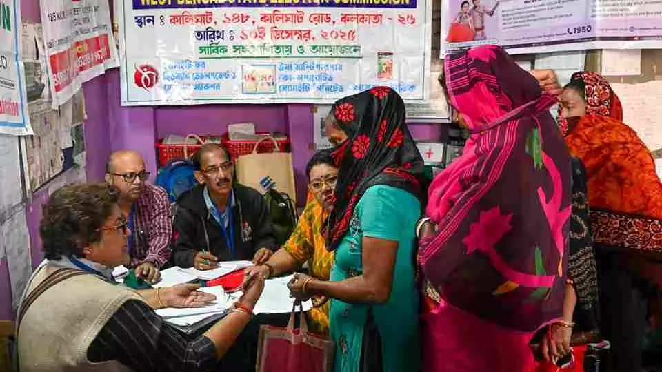 EC publishes Bengal’s SIR draft list; over 58 lakh voter names deleted