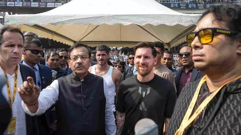 Messi event chaos: West Bengal sports minister Aroop Biswas resigns Messi event chaos: West Bengal sports minister Aroop Biswas resigns