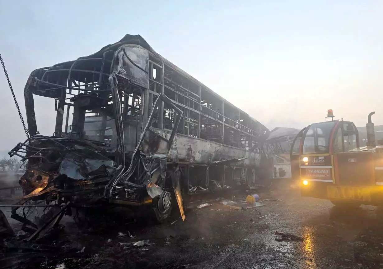 Yamuna Expressway pile-up: 13 dead, 35 injured as severe fog sparks deadly chain collision Yamuna Expressway pile-up: 13 dead, 35 injured as severe fog sparks deadly chain collision