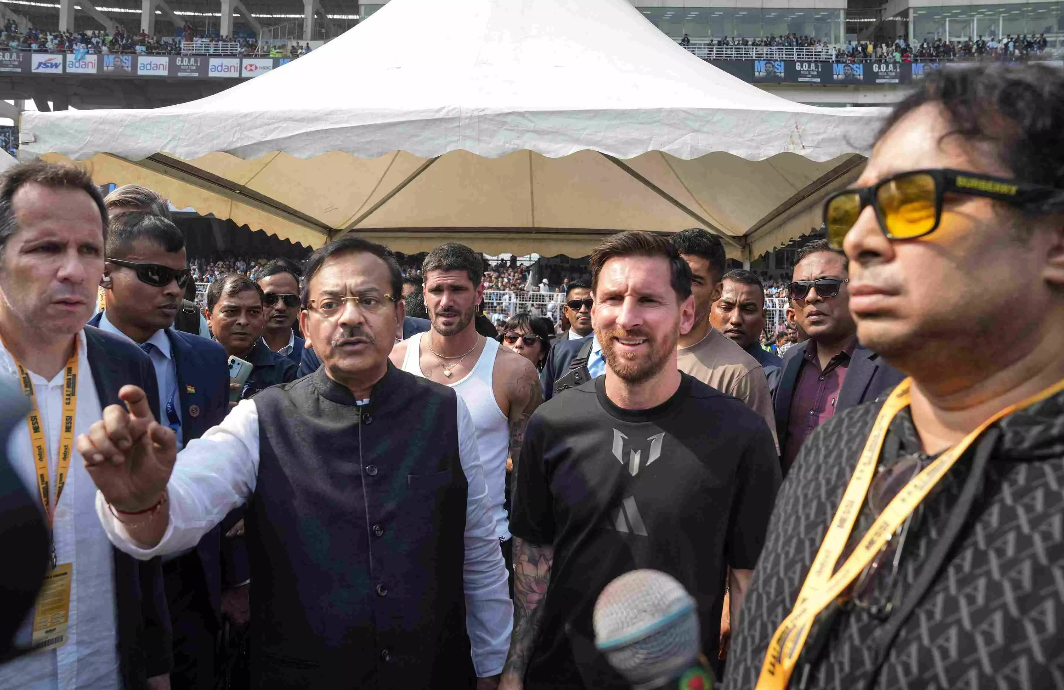 Messi event chaos: West Bengal sports minister Aroop Biswas resigns Messi event chaos: West Bengal sports minister Aroop Biswas resigns