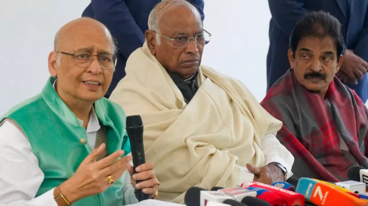 Congress press conference in Delhi