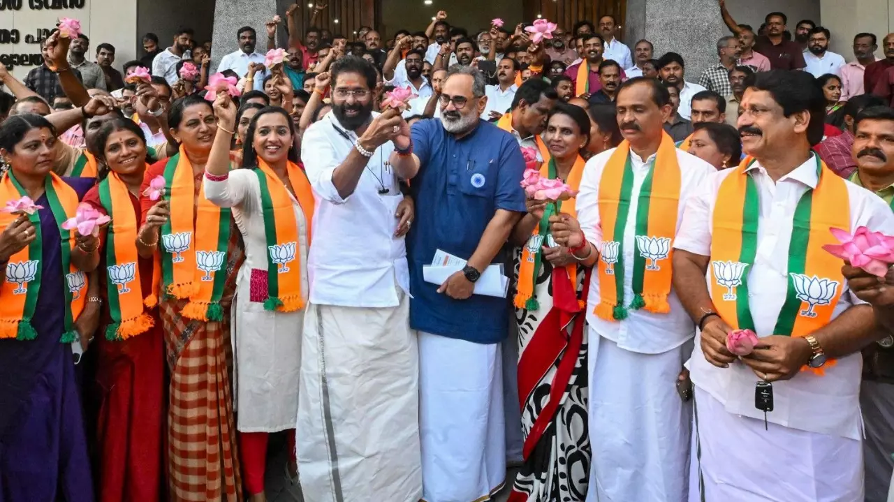 NDAs winning candidates of Kerala local elections 2025